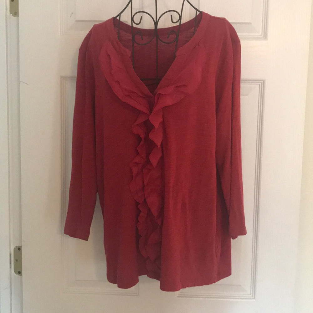 LOFT Ruffled Top
